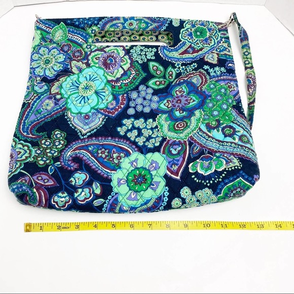 VERA BRADLEY Blue Rhapsody Removable Strap Clutch Tote Bag - Picture 4 of 11